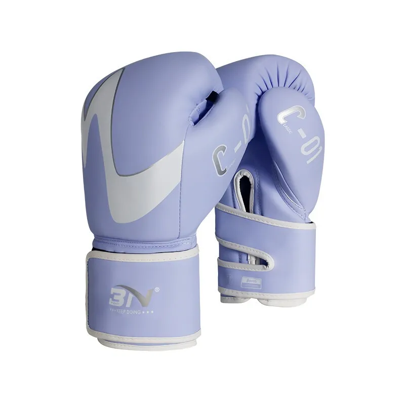 BN Boxing Kickboxing Training Gloves Workout 10oz 12oz  Sparring Heavy Bag Muay Thai MMA Punching Bag Blue Boxeo