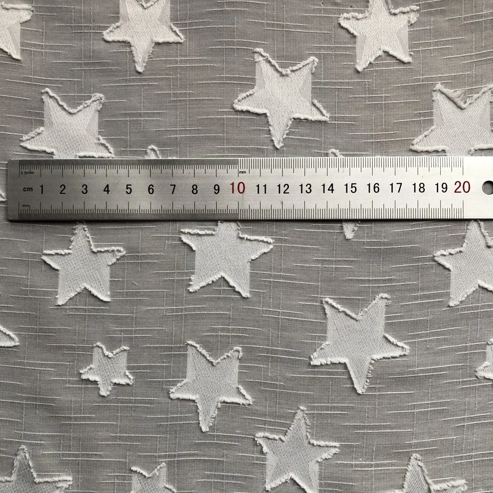 wholesale factory make chiffon with jacquard flower fabric for dresses, shirts