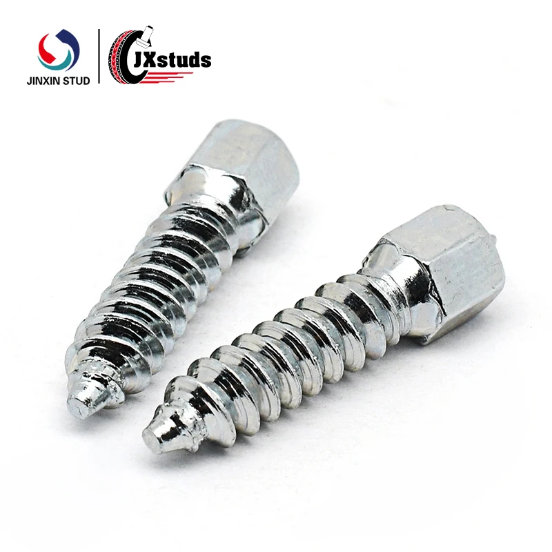 6X6-H25 Antiskid Tire Screw Spikes Car Tires Studs Wheel Snow Chains For tire without holes