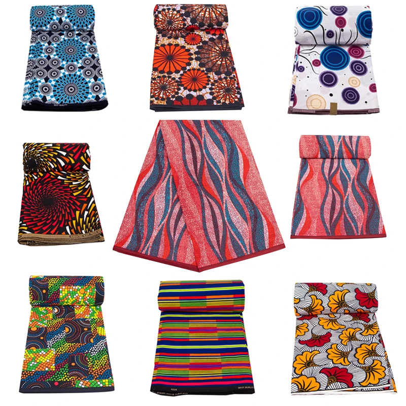 Various Patterns star wax fabric super dutch dutch wax fabric African Batik Fabric