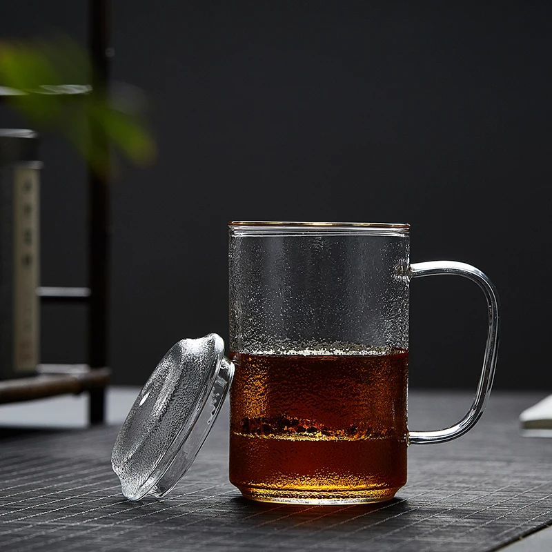 
Hammered Teaware Glass Infuser Mug 