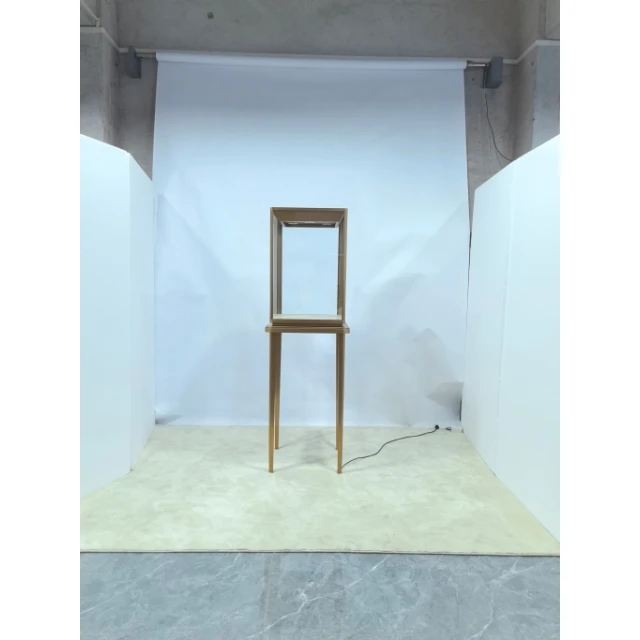 Customized High Stand Rectangular Jewelry Display Cabinet for Showcases Office Retail Souvenir Jewelry Luxury Display Showcase