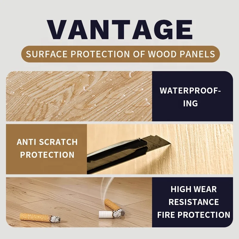 High-Quality Factory 0.4mm Wear Layer SPC Vinyl Floor 5mm Thick Fireproof Suitable For Gyms