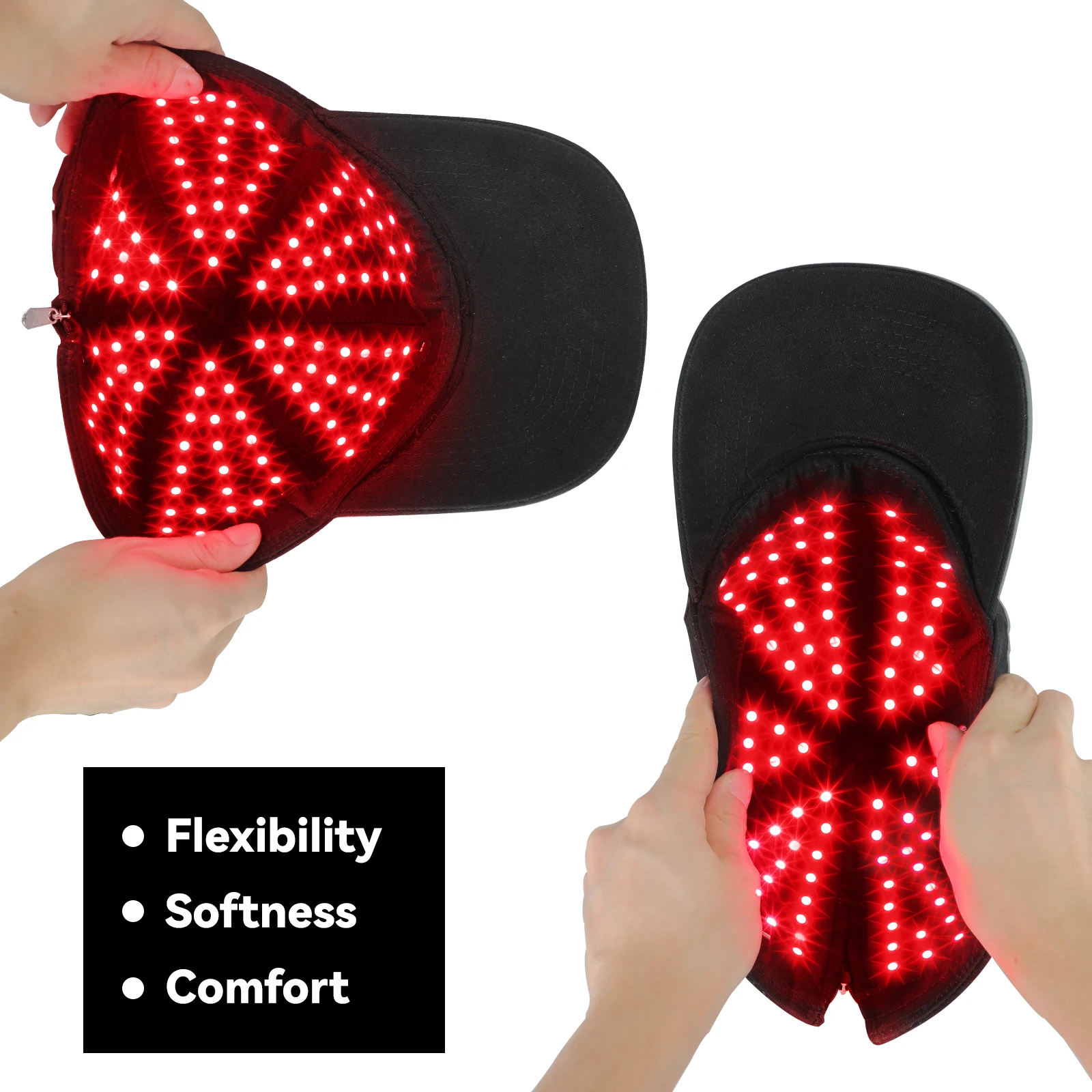Use Professional Pdt Therapy Machine Blue Photon Light Korean Led Face Mask/therapy Hat For Hair Growth Led Light Therapy