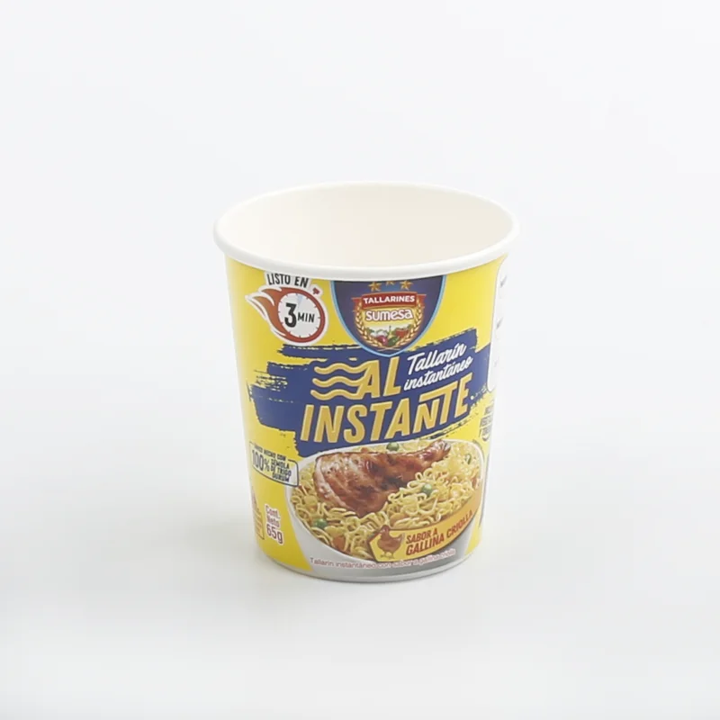 Custom Double Wall Noodle Paper Cups for Food