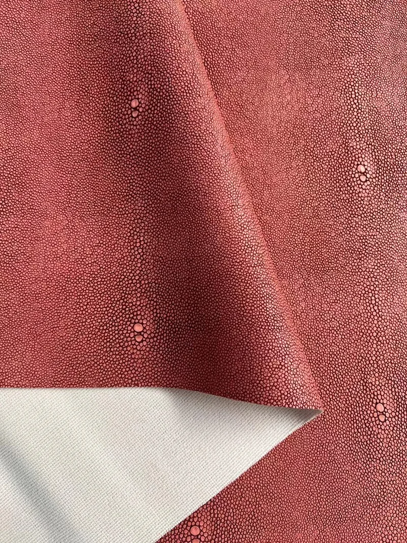 Luxury Shagreen Skin Embossed Matt PVC Faux Leather For Making Handbag Shoes Furniture Upholstery