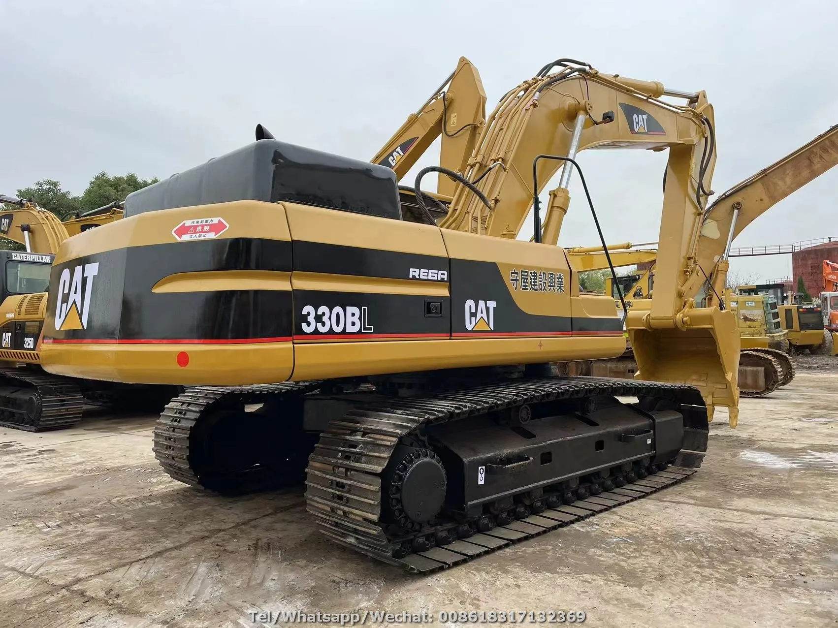 Подержанный экскаватор Cat 330BL 30 тонн 33-тонный для тяжелых шахт подержанный гусеничный 20