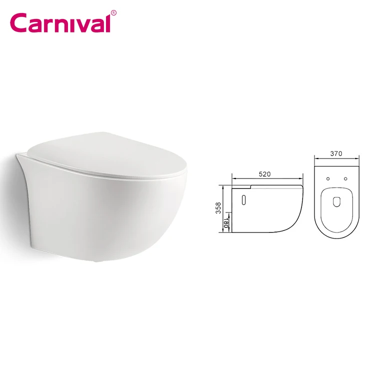 Ceramic bathroom One Piece Wc Opposite Washdown Wall hung Toilet