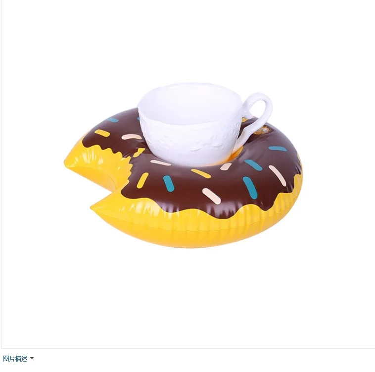 inflatable drink cup floating holder