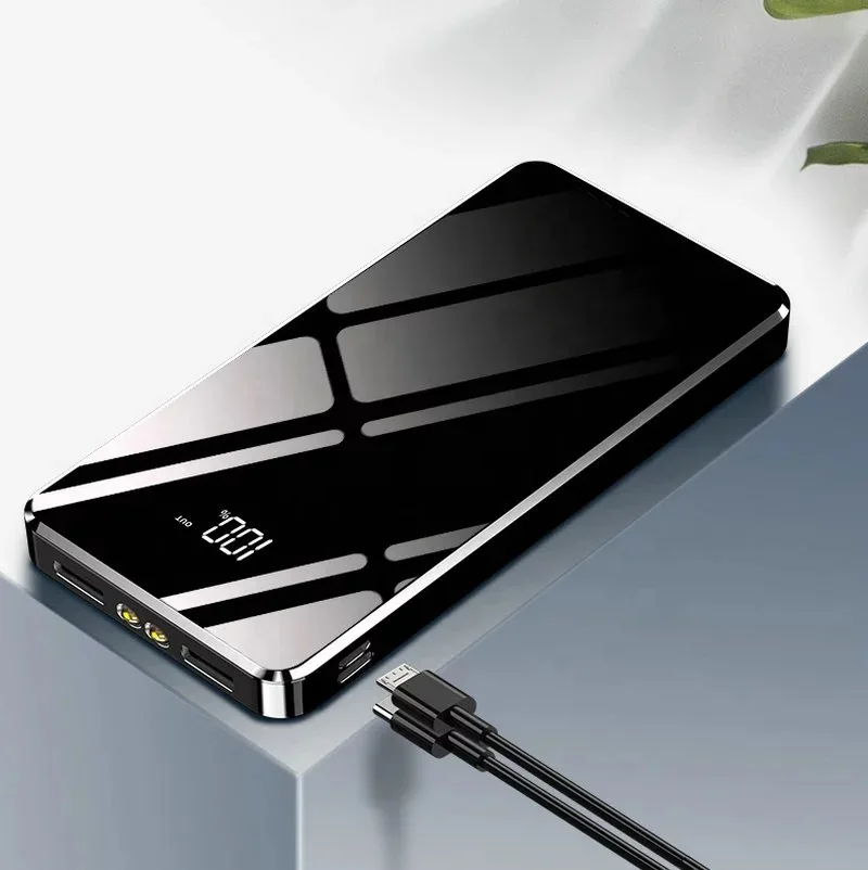 Portable Charger 10000mAh Slim Power Bank Ultra-Compact 20000mAh External Battery with Fast-Charging Technology Power Bank