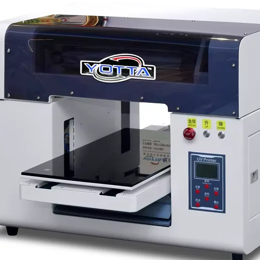 Yotta small High speed A3 3d UV LED dtf Flatbed Inkjet Printer digital printing pvc business card machine for Phone case