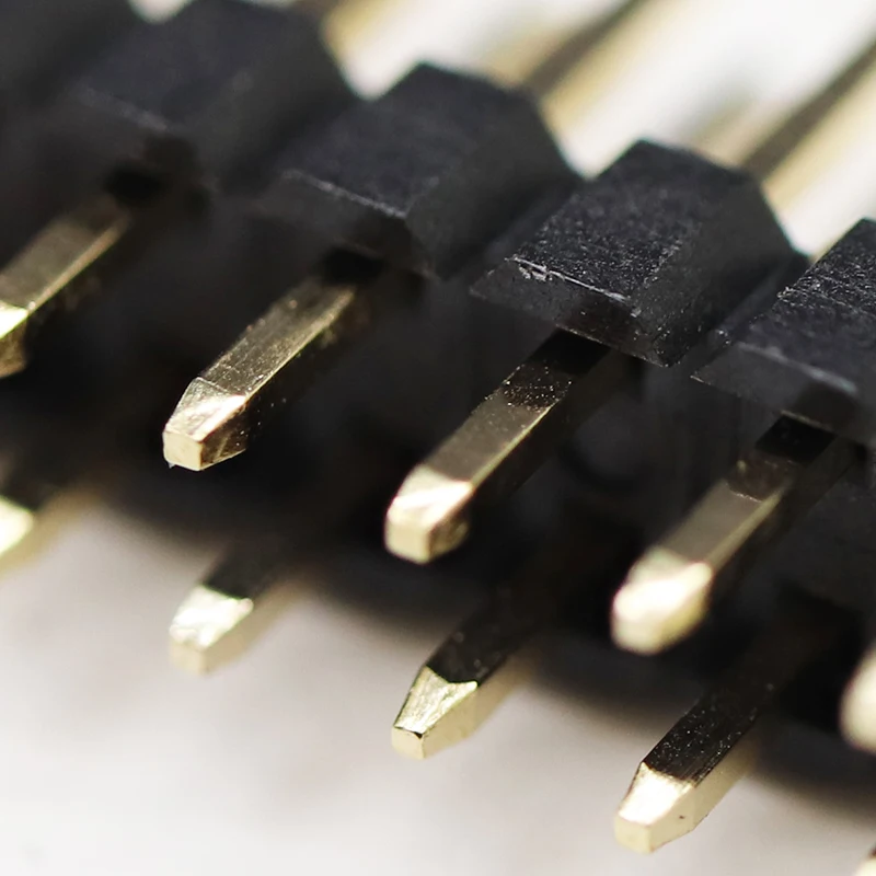 High quality connector 2.54mm single row solderless pin header idc 180 degree pin header connector Male Pin Header Connector