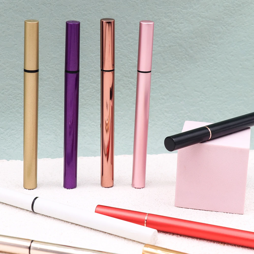 Wholesale Customized Private Label Eye Liner Makeup Clear Black Magnetic 2 In 1 Strip Lashes Glue Adhesive Eyeliner Pen