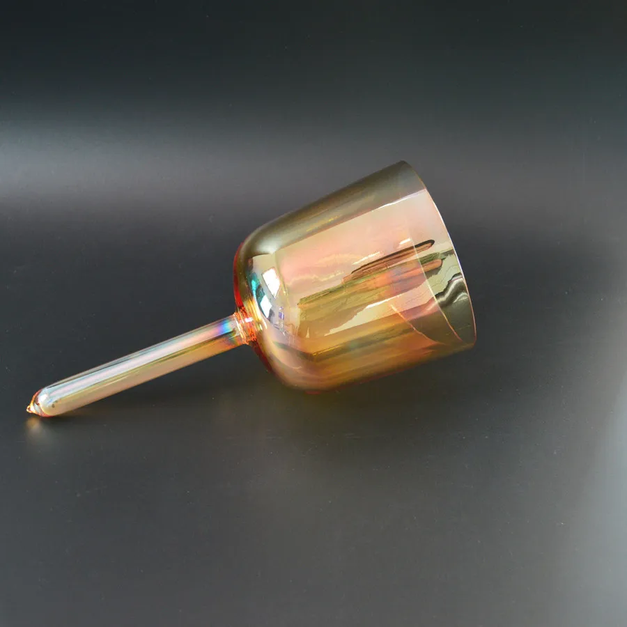 HUAFENG High purity clear quartz crystal singing bowl for concert with handle