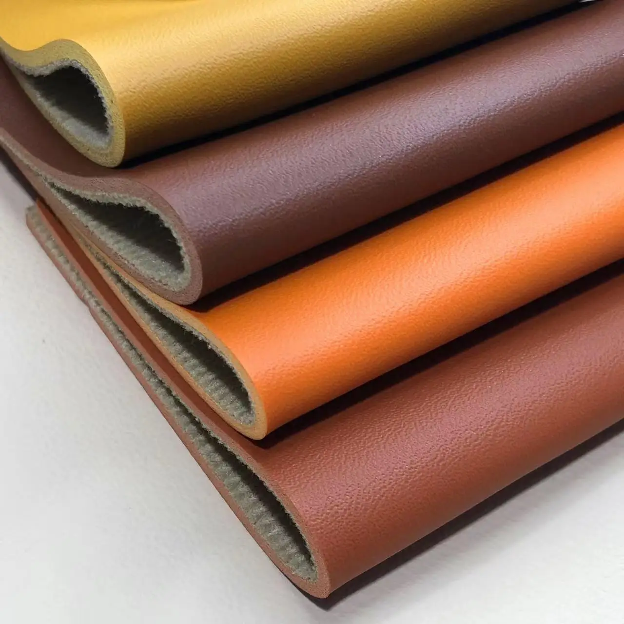 Wholesale  Saddle leather PVC Thickness Smooth Synthetic Leather  for Camping outdoors chair