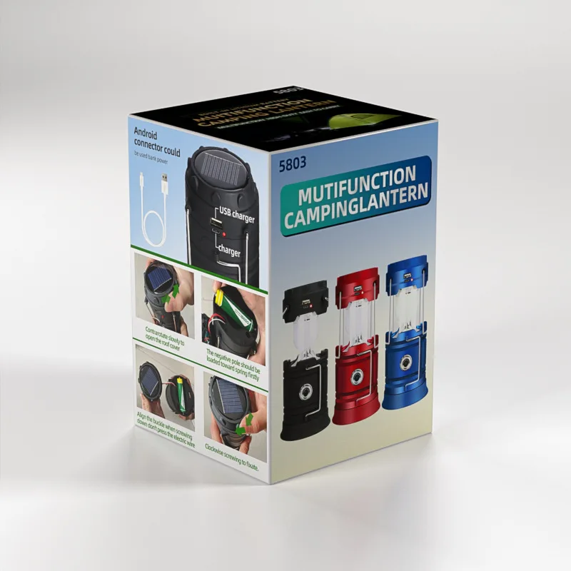 solar camping lantern