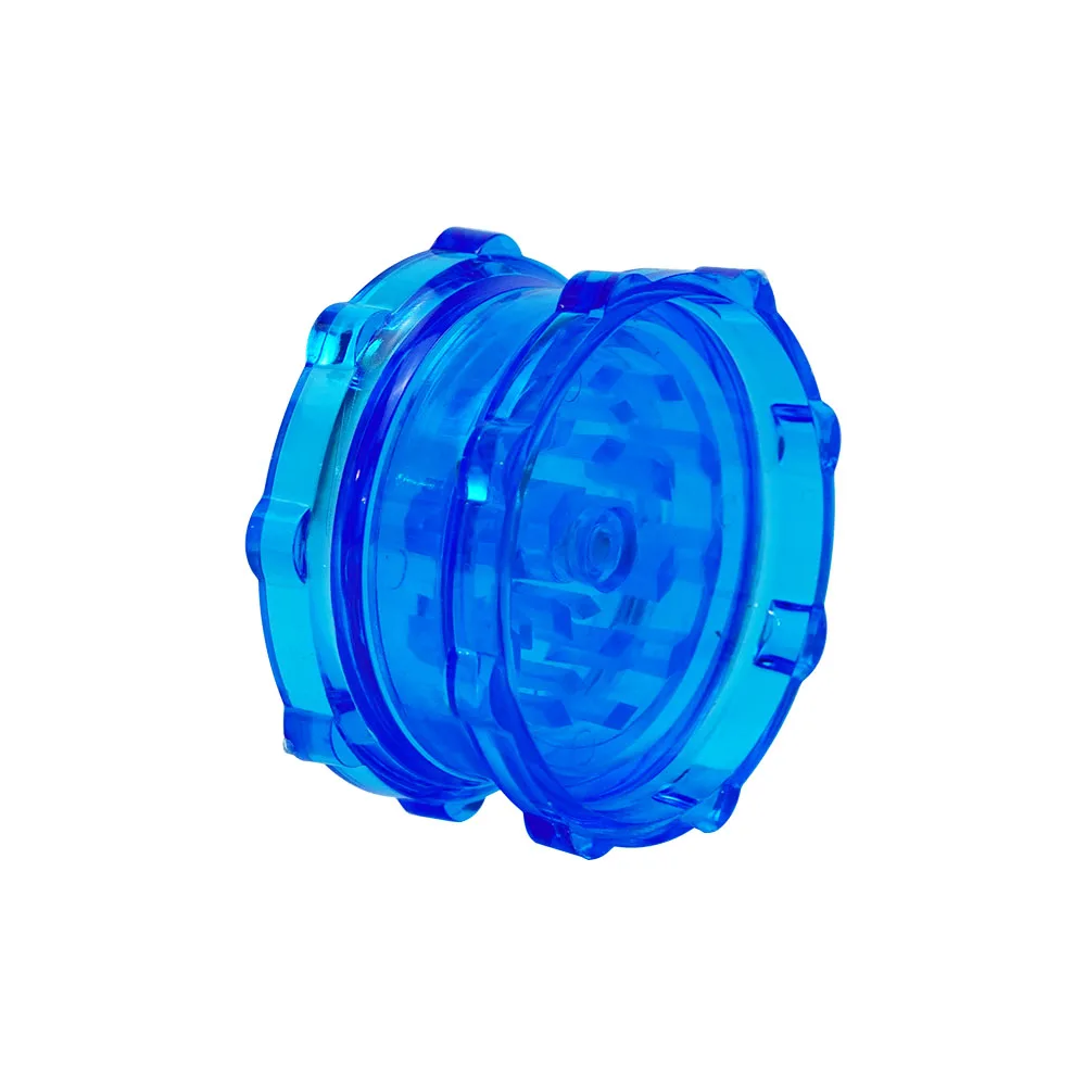 Wholesale Tobacco Grinder  Custom Logo 2 Layer Portable Plastic Grinder For Dry Herbs And Tobacco Leaves Grinding