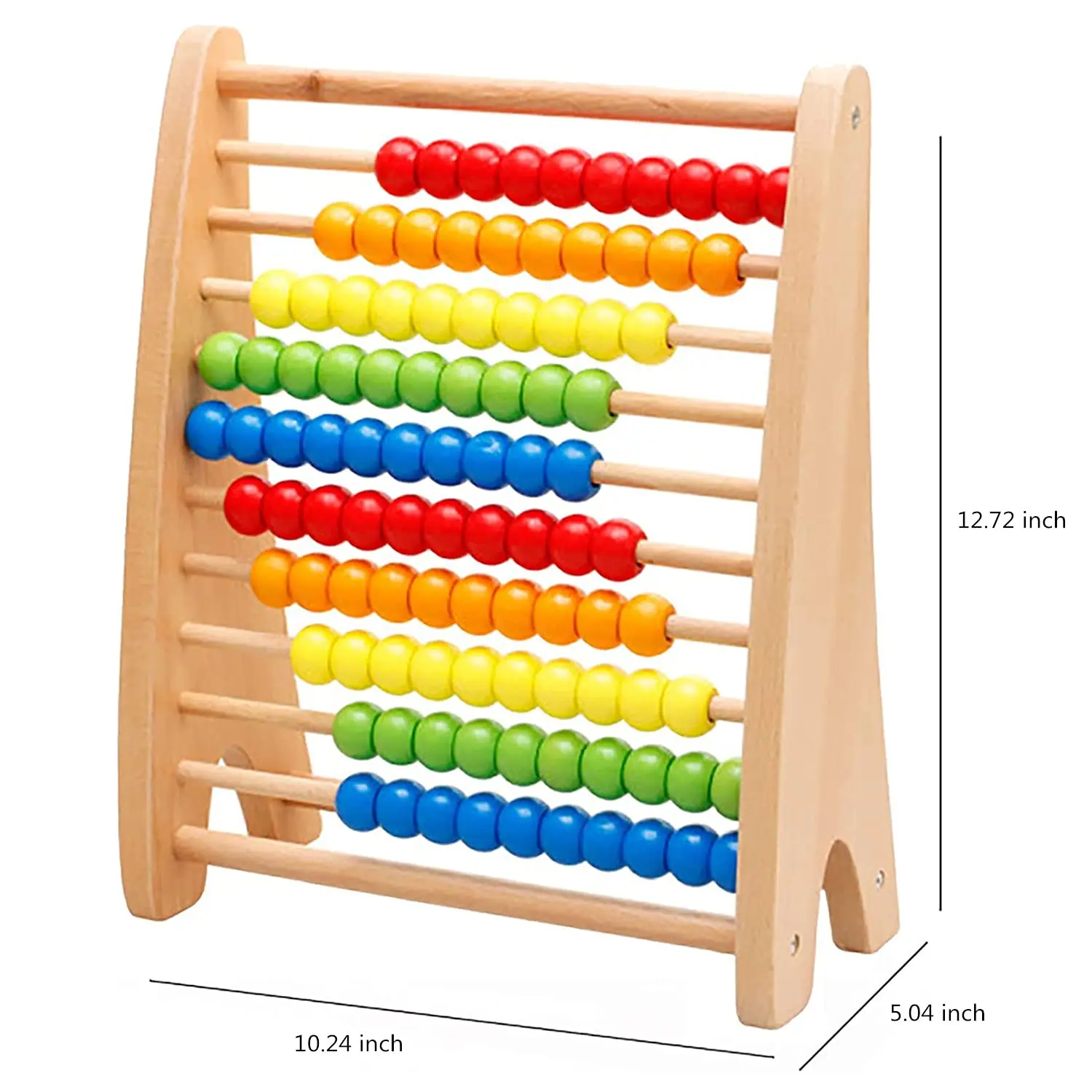 Kinderspielzeug 2022 Juguetes Baratos Kids Math Learning Tools Rainbow Color Abacus Toys Wooden Toys Montessori