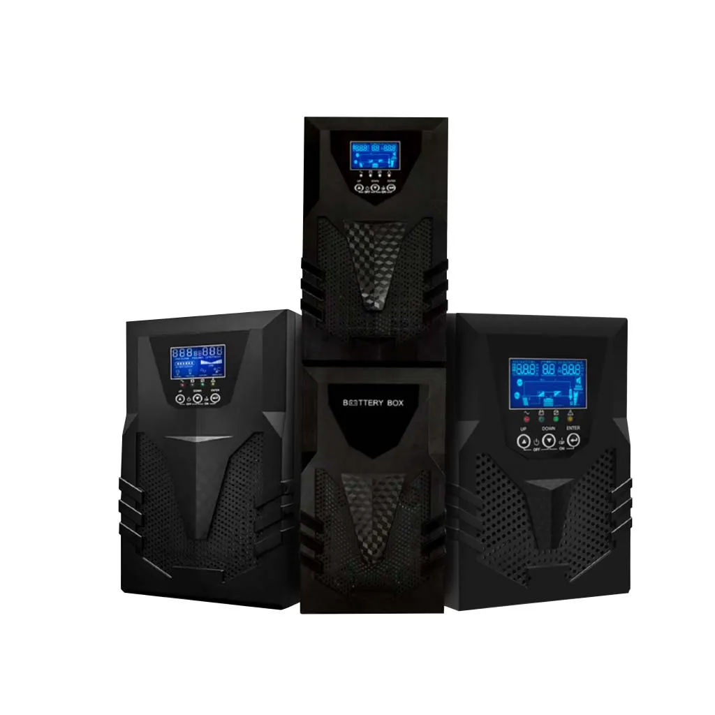 Factory OEM 1kva 2kva 3kva 6kva 10kva One Phase Online UPS Uninterruptible Power Supply for Computers Monitoring Equipment