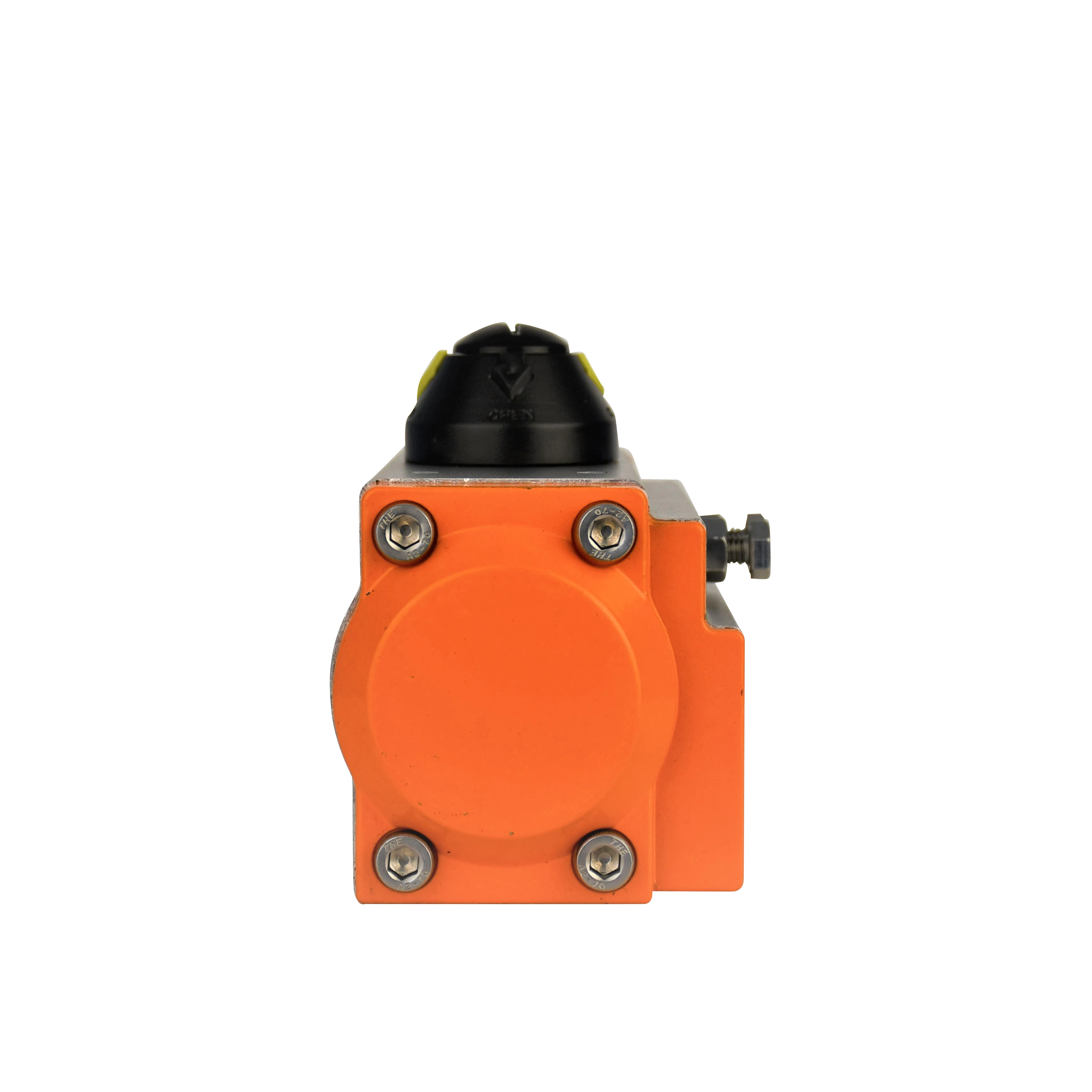 Q641F-16 Two way stainless steel pneumatic flange double acting ball valve