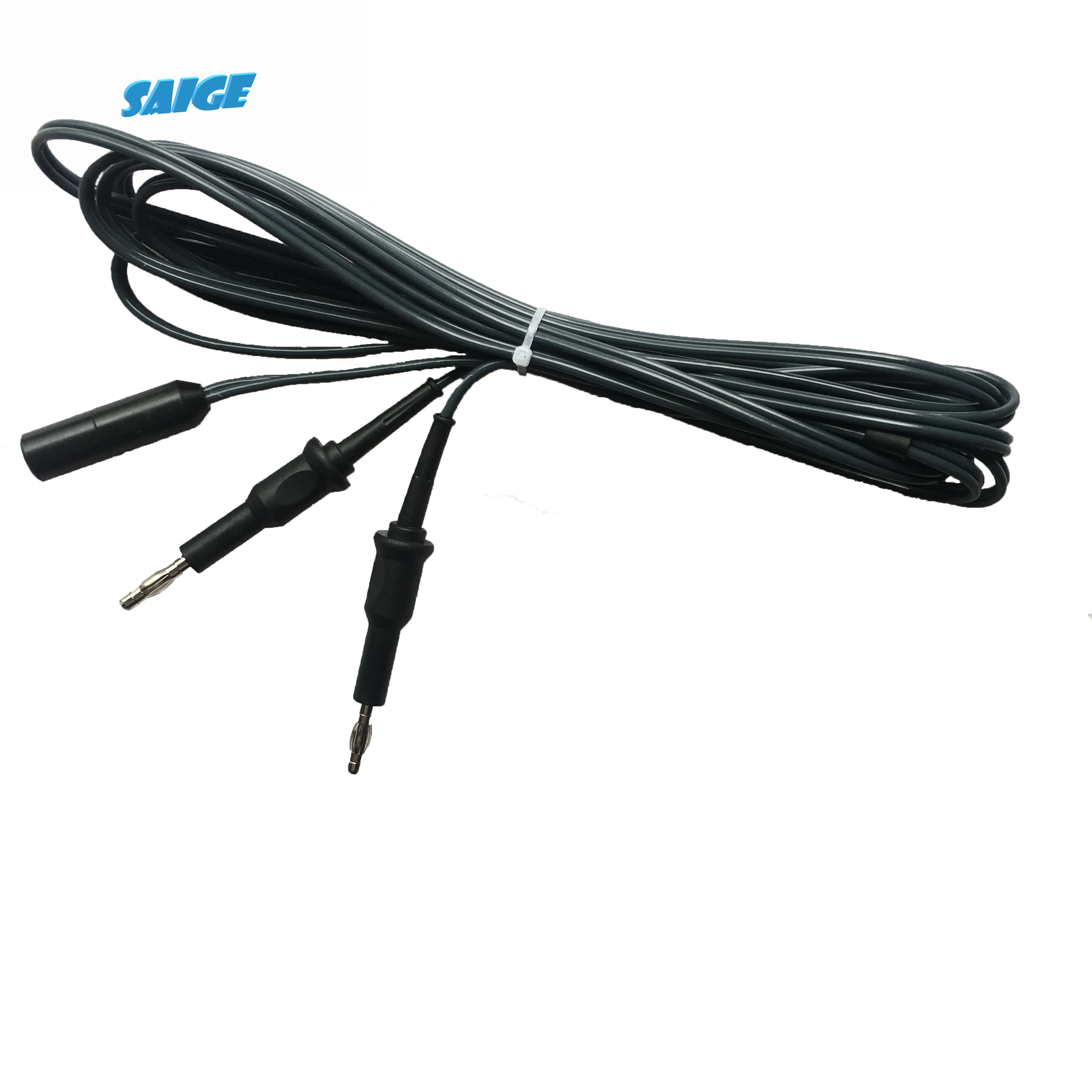 Bipolar cable for nasal bopolar coagulator with suction/ bipolar nasal coagulator cable