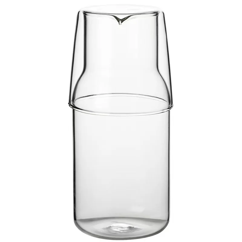 Transparent glass a pot a cup set   home glass juice drink cup   office glass cold water bottle set