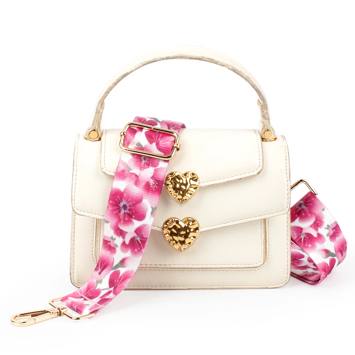 1 PC  High Quality Flowers Digital Printing Bag Woman Colored Straps for Crossbody Shoulder Bag Accessories Adjustable Belts