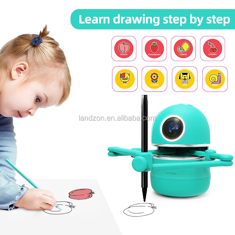 
Automatic painting robot boys gift brain practices brand new cheap China drawing robot Quincy 