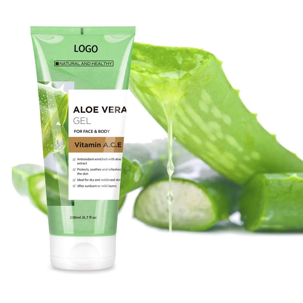 Private Label Repair Skin Moisture Soothing Whitening Cream Aloe Vera Gel