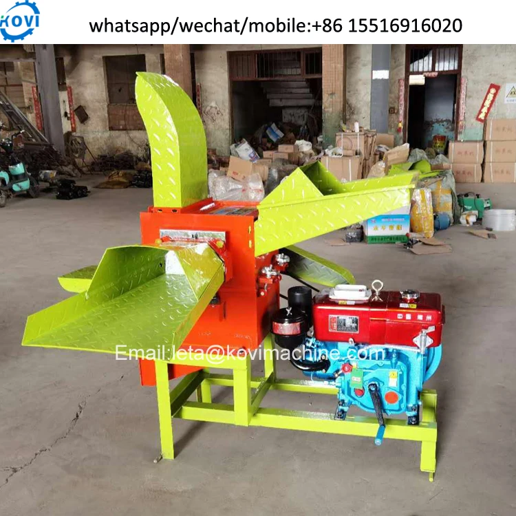 chaff cutter green chaff cutter for dry and fresh grass forage chopper for animal feed