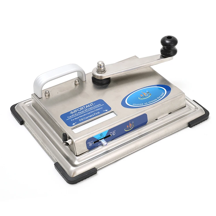 2020 New Design Stainless Steel Wholesale Household  Metal Silver Smoking Accessories Tobacco Cigarette Rolling Machine