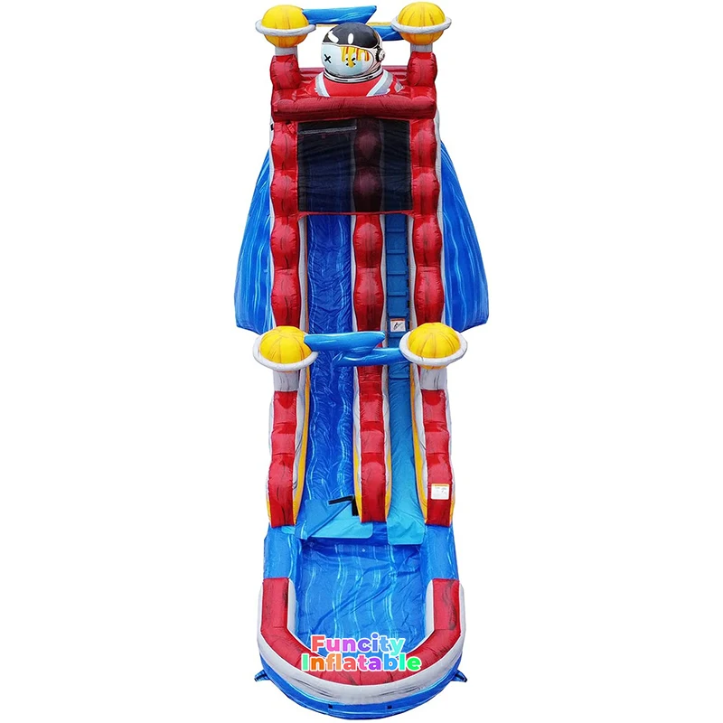 Cheap small hot selling inflatable tropical coconut tree inflatable water slide for kids adults