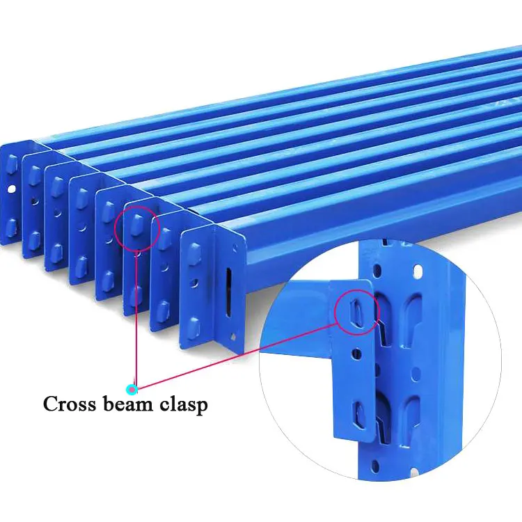 Multi level Racks Storage Warehouse Industry Rolling Medium Duty Stackable Drive In Pallet Flow Beams Rack