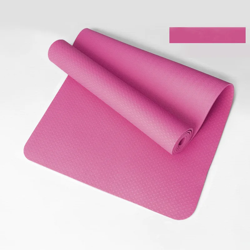 Lifeng Eco Friendly Custom Logo Wholesale Price Custom Pilates Mat Anti Slip Eco Friendly Fitness Exercise TPE Yoga Mat