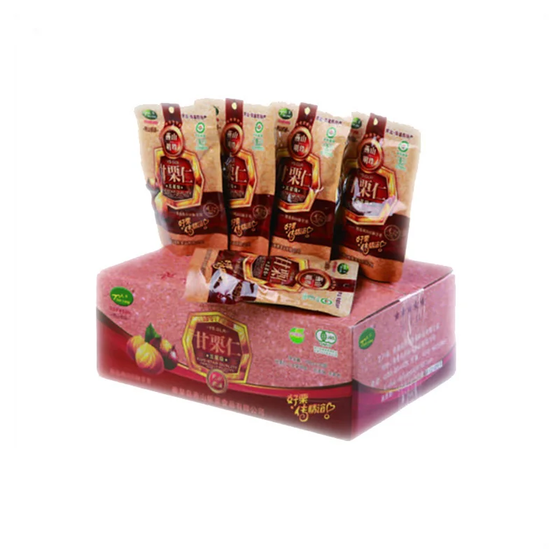 2020 New Organic Sweet Shelled Cooked Chestnut Snack