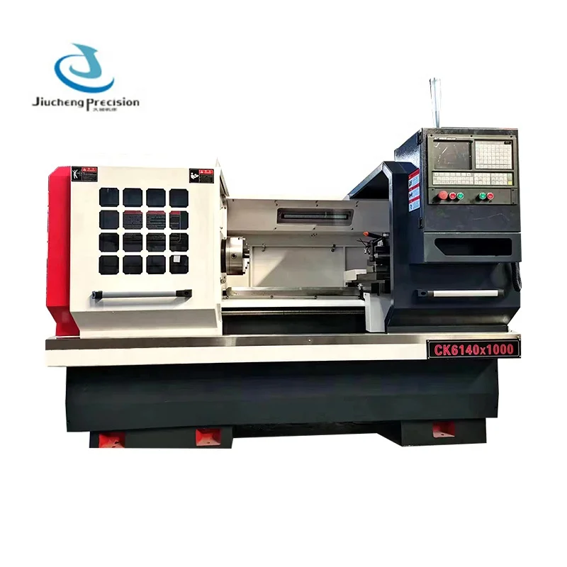 CNC lathe machine CK6140 high precision for metal ,flat bed lathe hot products made in China