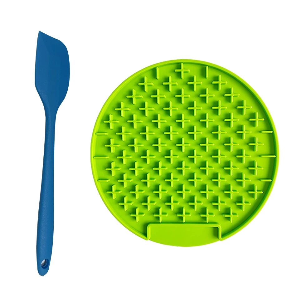 Amazon hot sale dog slow feeder training Silicone dog food plate pet dog lick pad