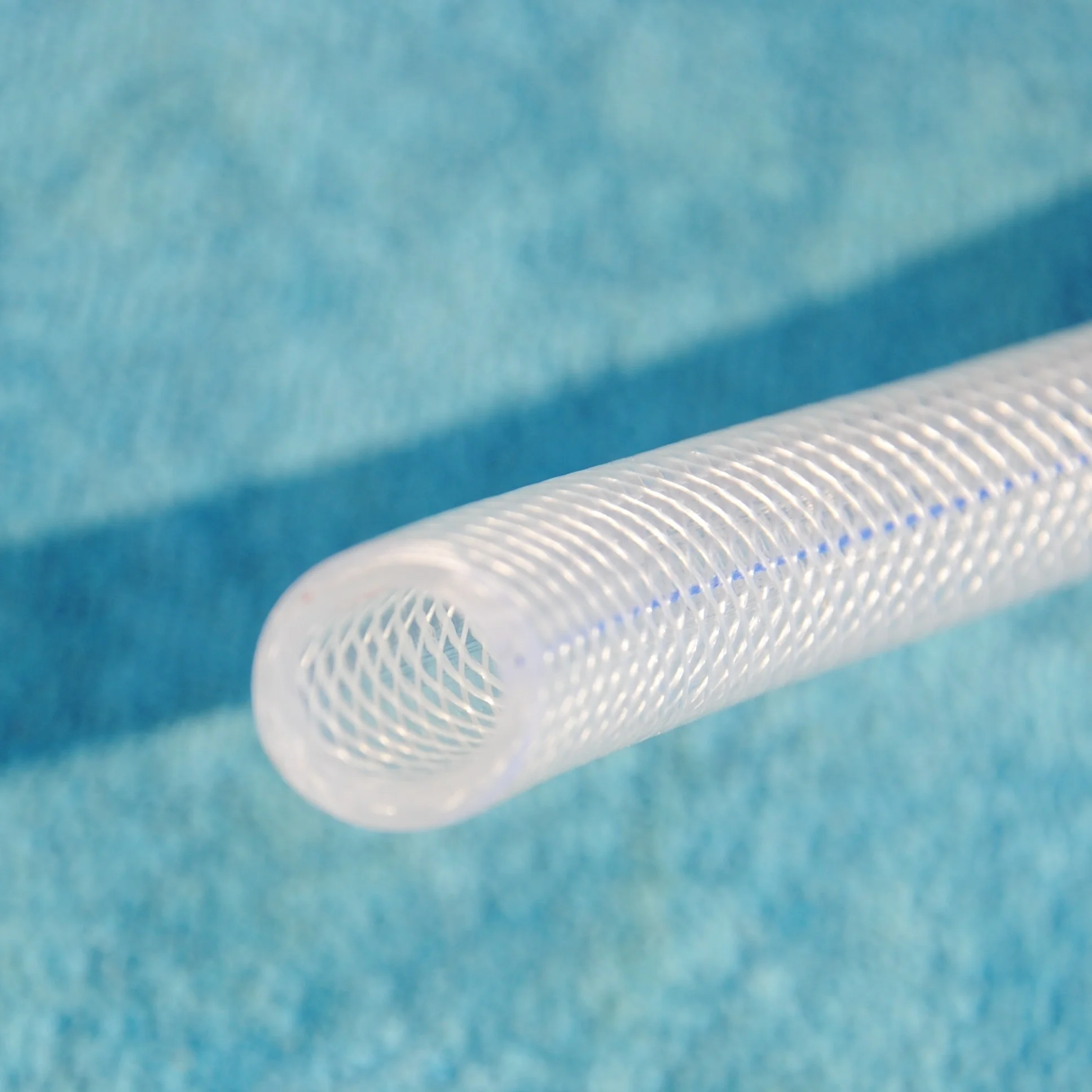 JG Clear Swimming Pool PVC Clear Hose Pipe Non Smell Fiber Braided PVC Garden Water Hose