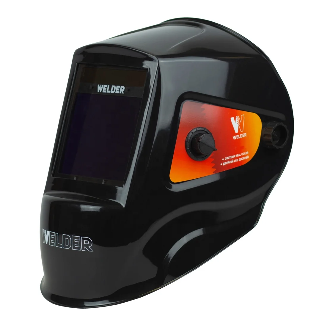 Custom logo auto darkening welding helmet with dual LCD display/ OEM ODM/ Chameleon ULTRA F9 plastic mask for welding