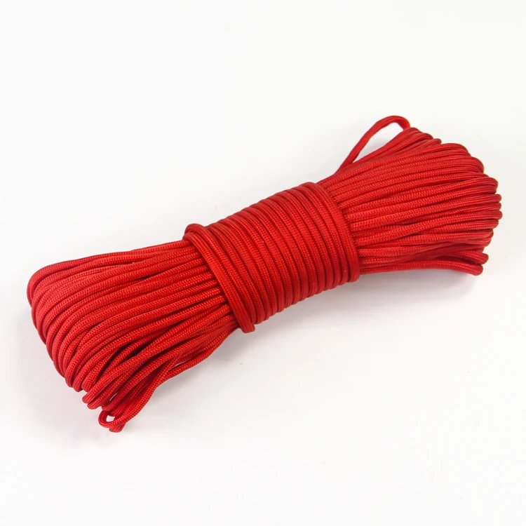 More Than 300 Colors Survival Paracord 550 Nylon Paracord rope Parachute Cord 9 Strand TypeIII Rope