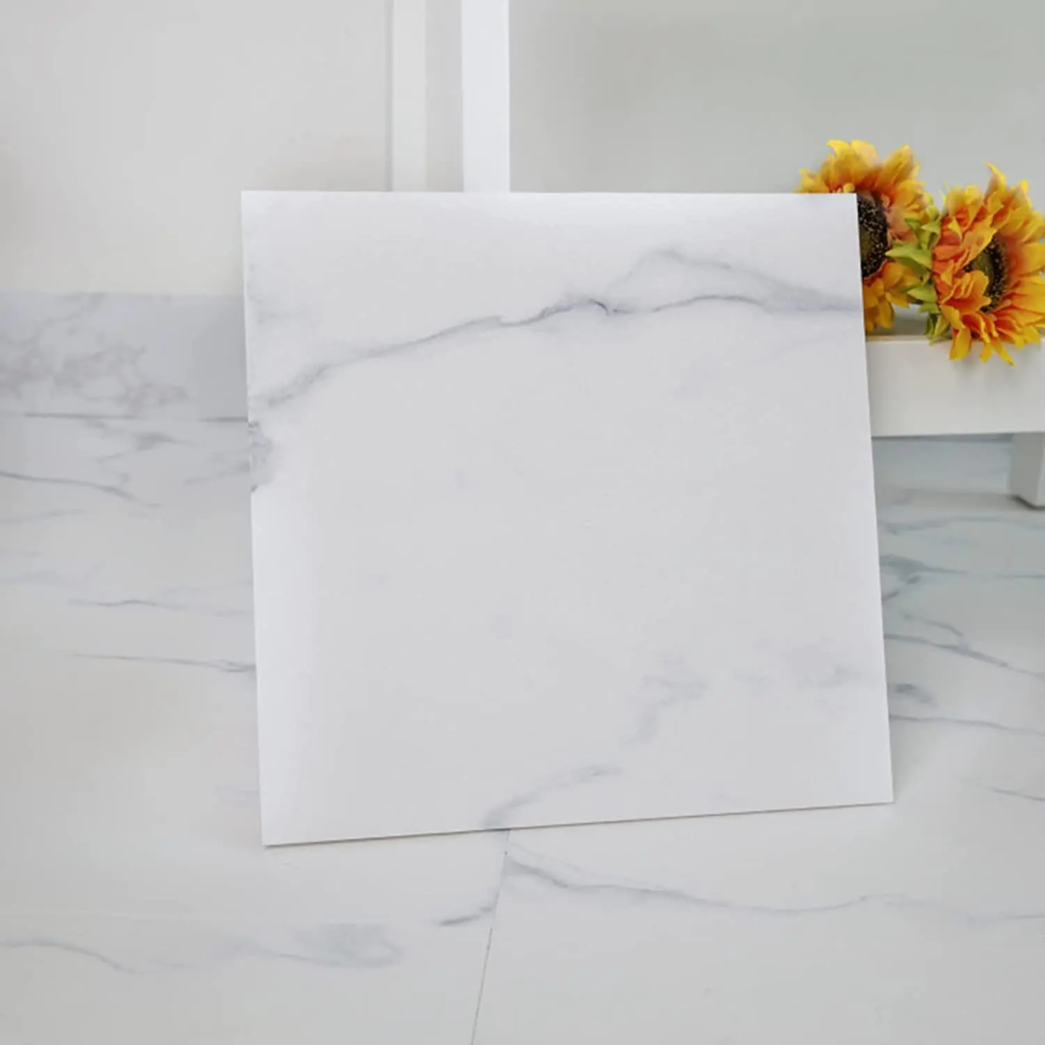 Vinyl Flooring Peel and Stick Waterproof and Durable Floor Tile Foldable and Removable Flooring Tiles