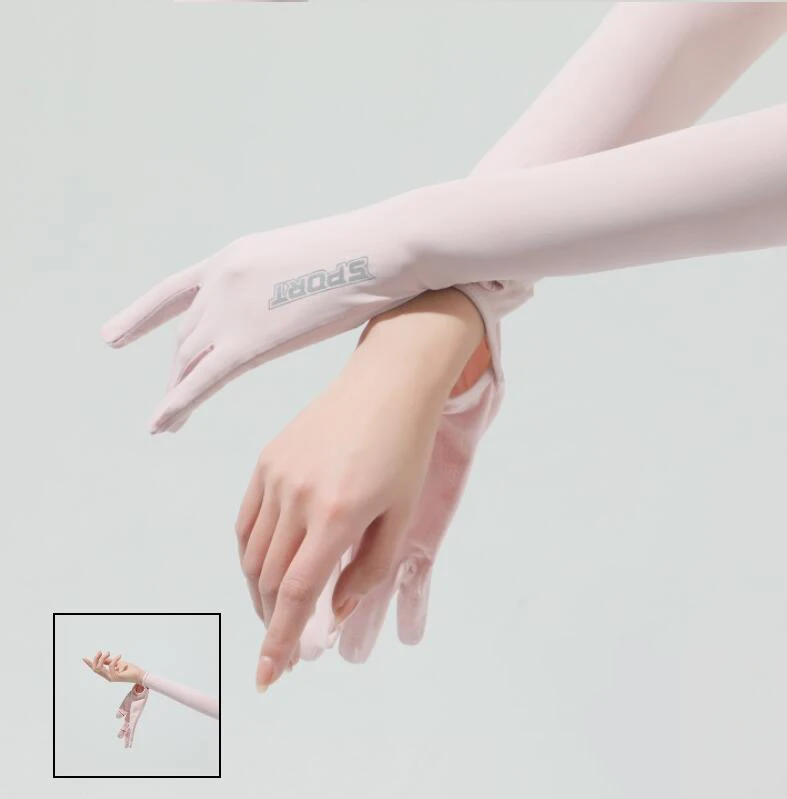 Unisex Summer Long Gloves Fishing and Cycling Anti-UV Breathable Arm Sleeves Outdoor Sports Protective Gear
