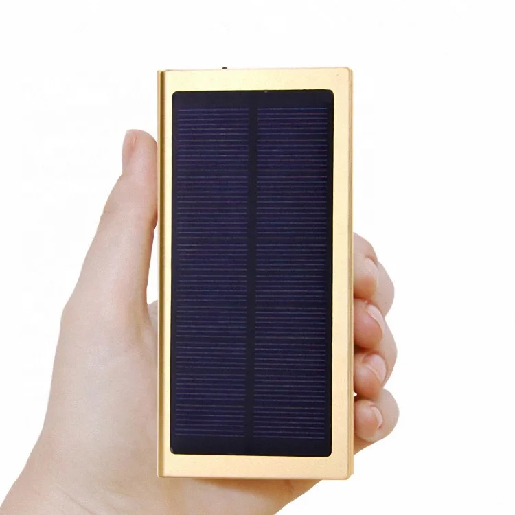 2022 Trending Products Hot Sell Rechargeable Battery Solar Power Bank 20000 Mah Portable Mini Outdoor Power Bank For Smartphone