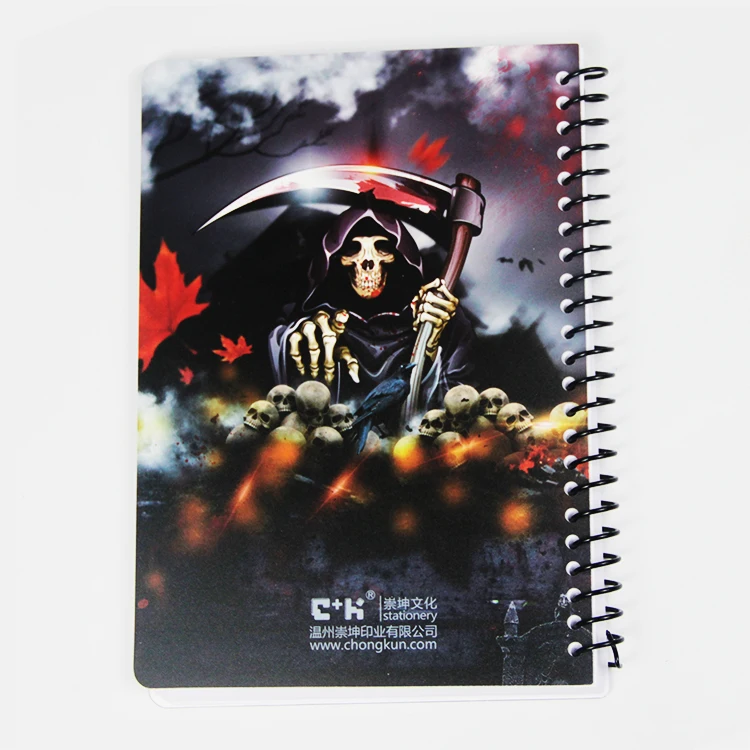 BSCI Audit Factory Personalize Special A4 A5 Size B6 Journal Dairy Promotional Spiral Unique 3D Lenticular Notebook