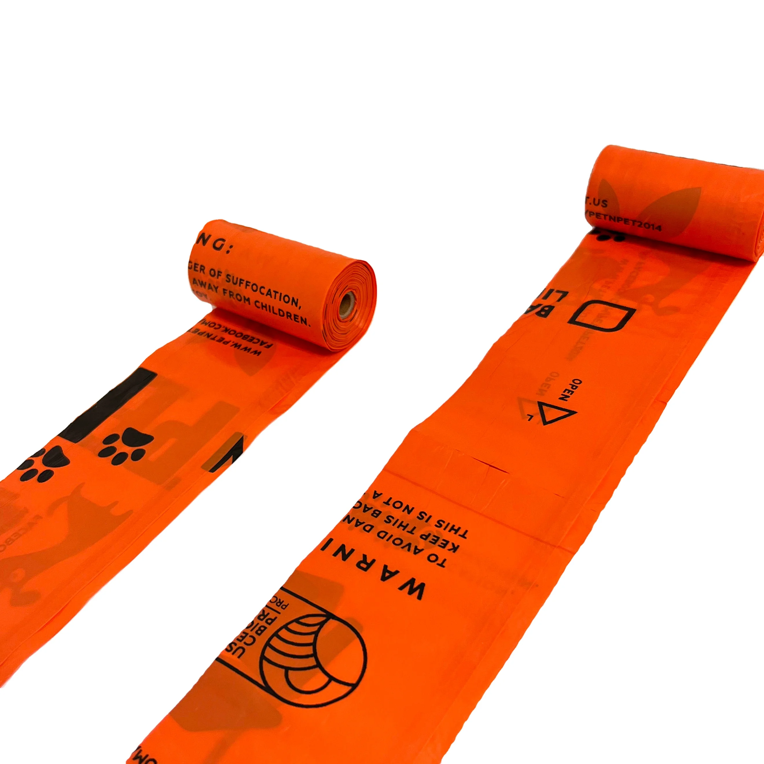 Eco Friendly Pet Supplies Pet Dog Poop Bags Biodegradable Compostable Dog Waste Bags with Dispenser Dog Excrement Bags