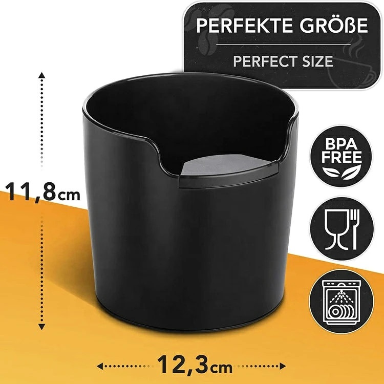 Factory Direct Coffee Accessories Coffee Bin Plastic Knock Box Grinding Espresso Drawer Coffee Knock Box