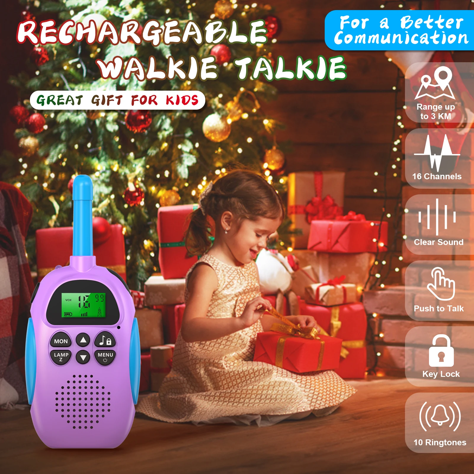 2 way radio long range walkie talkie mobile phone camping walkie talkie for children