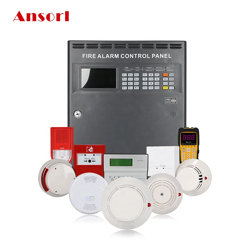 1 to 16 Loops Addressable Fire Alarm Control Module System