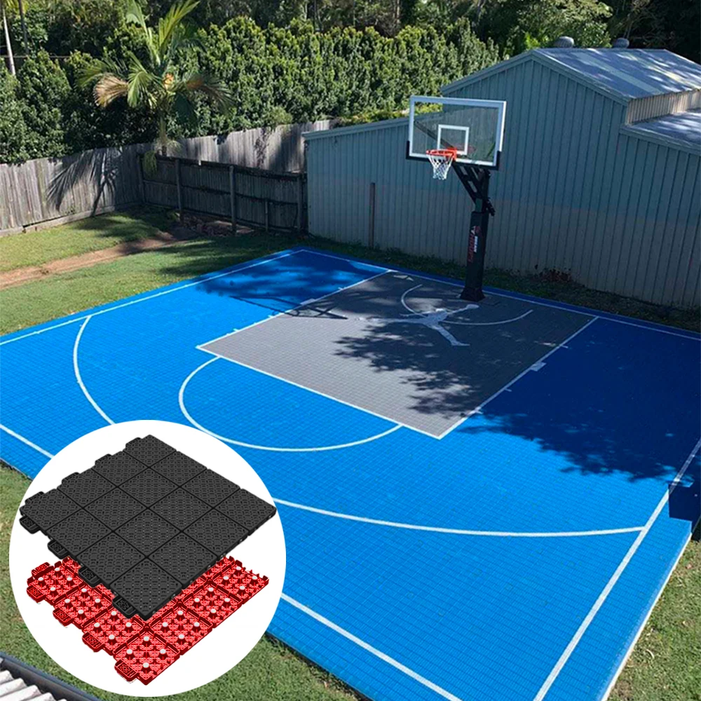 terrain de acrylics basketball professionnel 3x3 basketbal court floor court builds tiling tile basketbal floor sport court tile