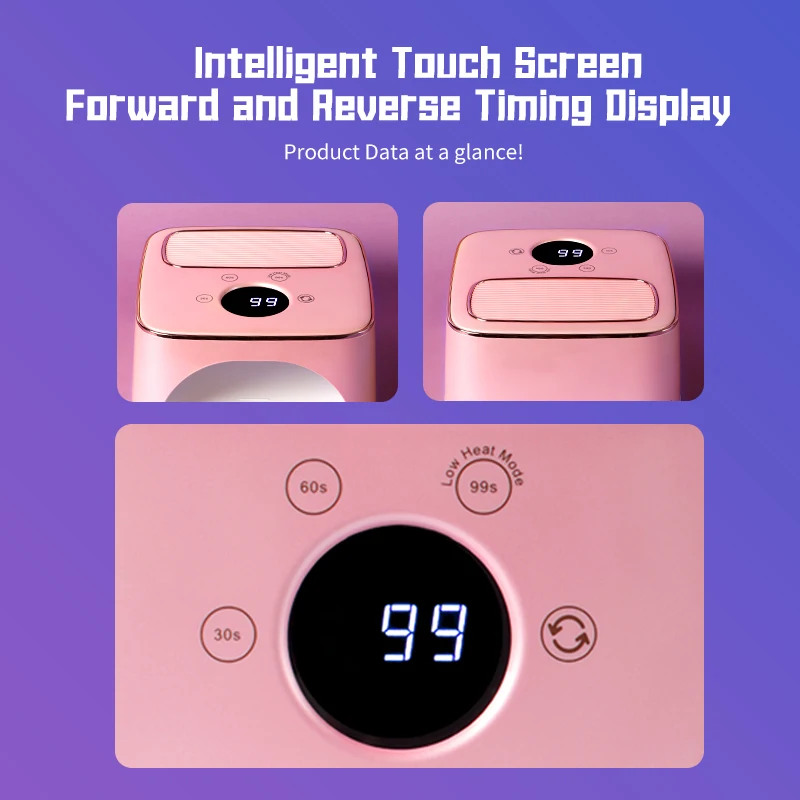 Love the Price Nails Supplies Salon Nail Care Tools and Equipment UV Touch Screen Nail Lamp